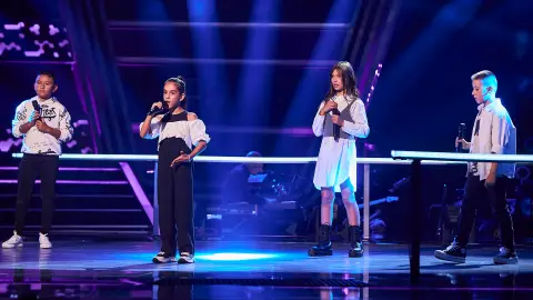 Los talents más pequeños del equipo Bisbal erizan la piel con ‘Invisible’ de Malú