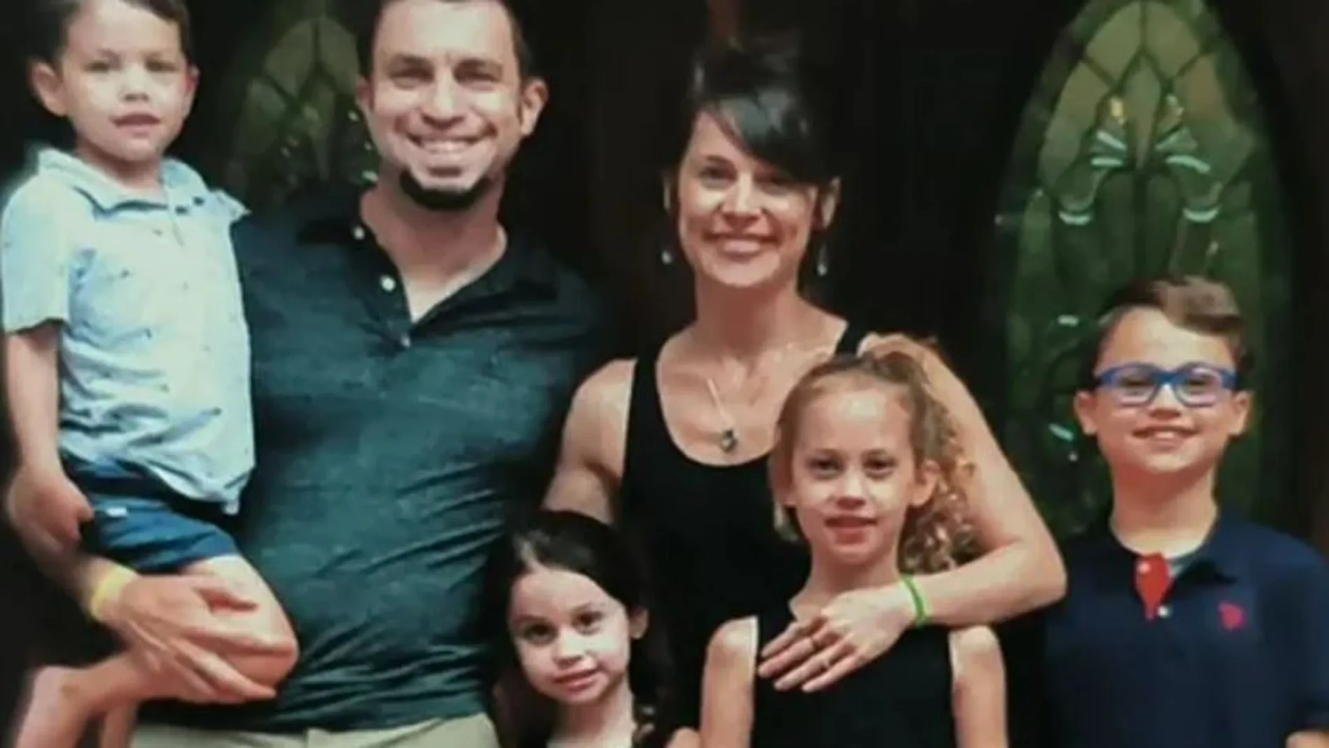 La familia Morgan en una imagen publicada en la plataforma 'gofundme' La familia Morgan en una imagen publicada en la plataforma 'gofundme'