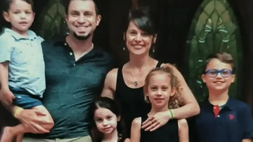 La familia Morgan en una imagen publicada en la plataforma 'gofundme' La familia Morgan en una imagen publicada en la plataforma 'gofundme'