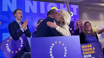 El Partido Popular Europeo celebra el triunfo en las elecciones al Parlamento Europeo