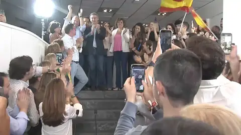 Los populares celebran su victoria en las elecciones europeas