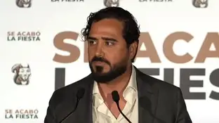 Alvise Pérez, líder 'Se Acabó la Fiesta' Alvise Pérez, líder 'Se Acabó la Fiesta', durante su discurso en una discoteca de Madrid tras las elecciones europeas