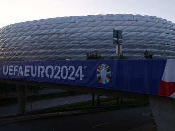 Vista exterior del Allianz Arena de Múnich