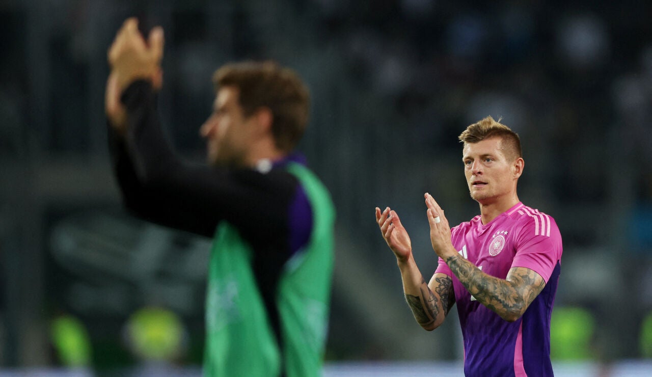 Toni Kroos, en el amistoso ante Grecia