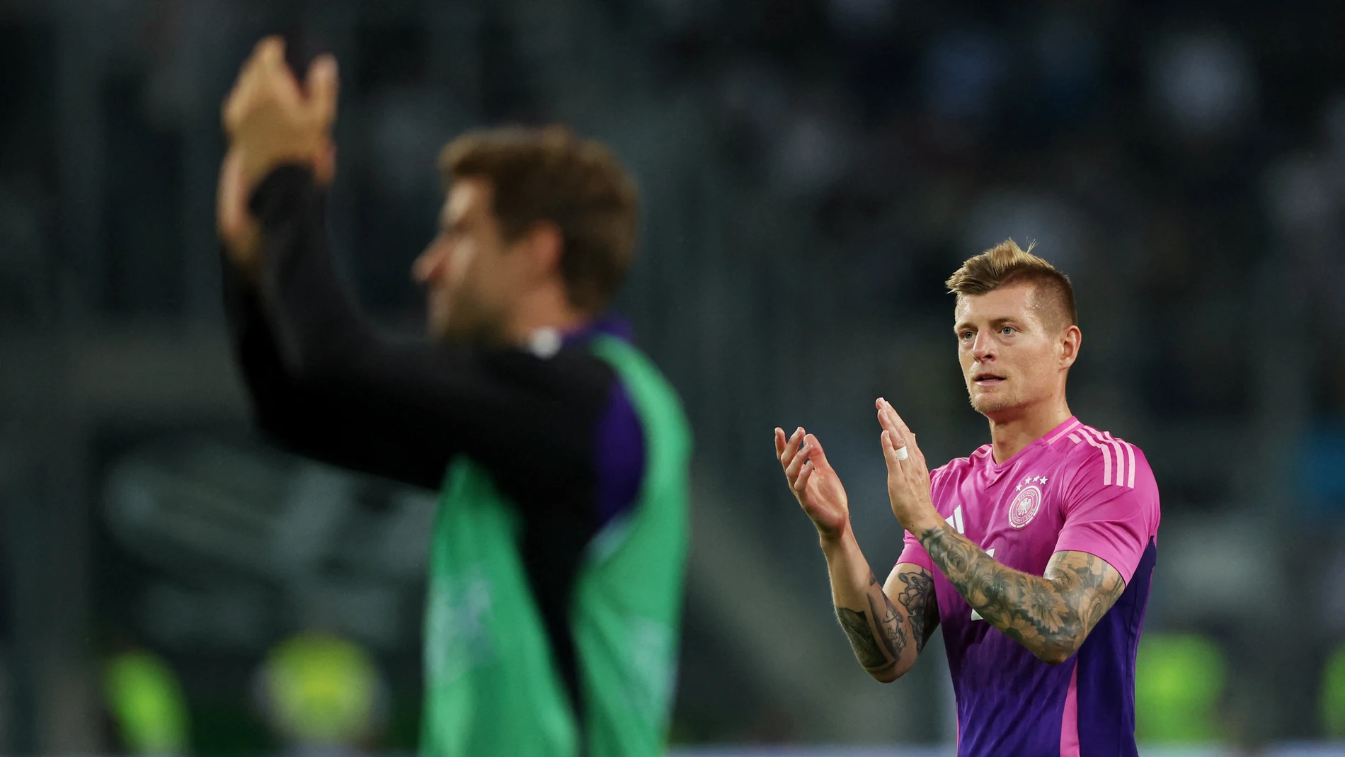 Toni Kroos, en el amistoso ante Grecia Toni Kroos, en el amistoso ante Grecia