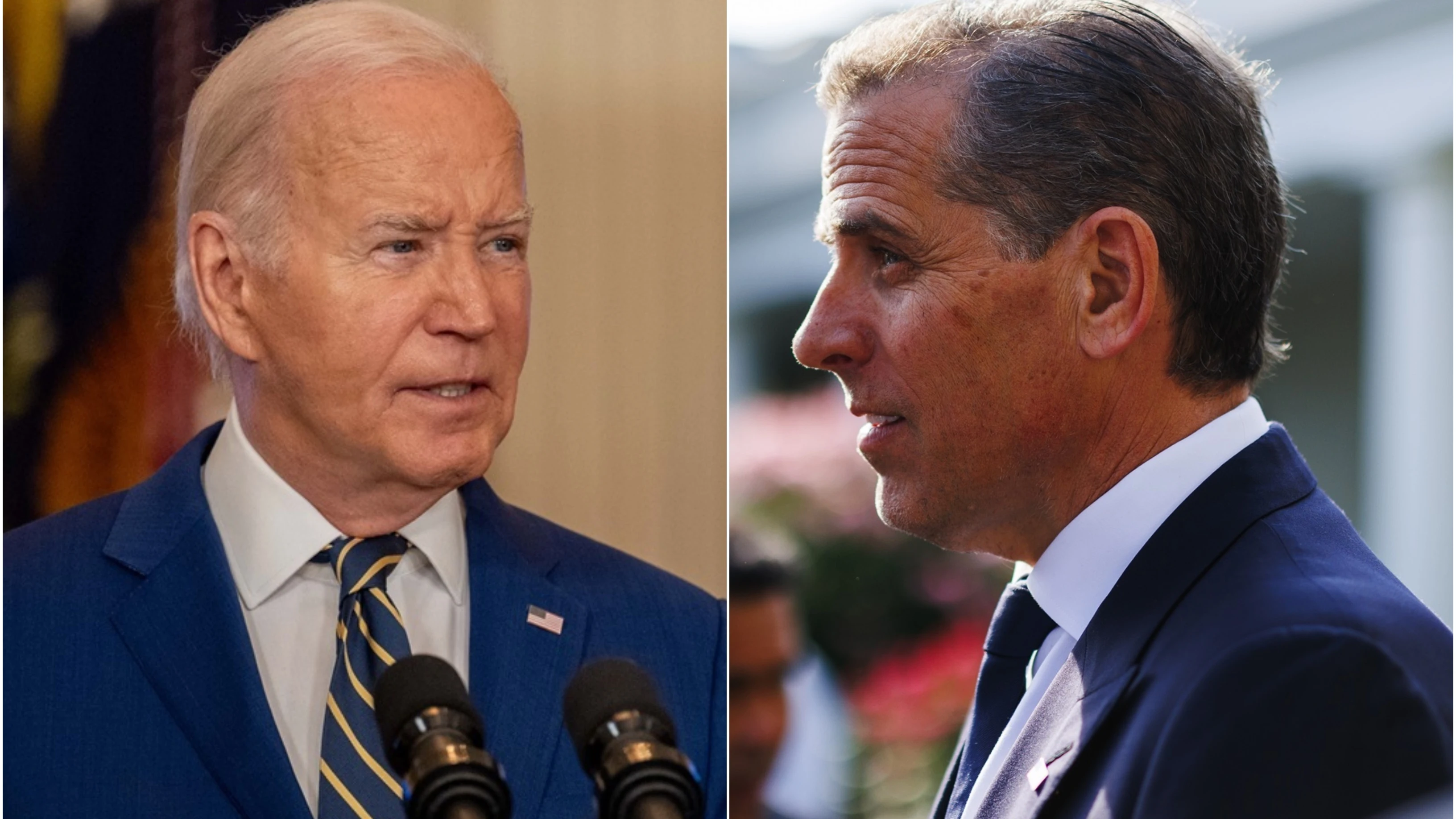 Joe Biden y Hunter Biden, en im&aacute;genes de archivo