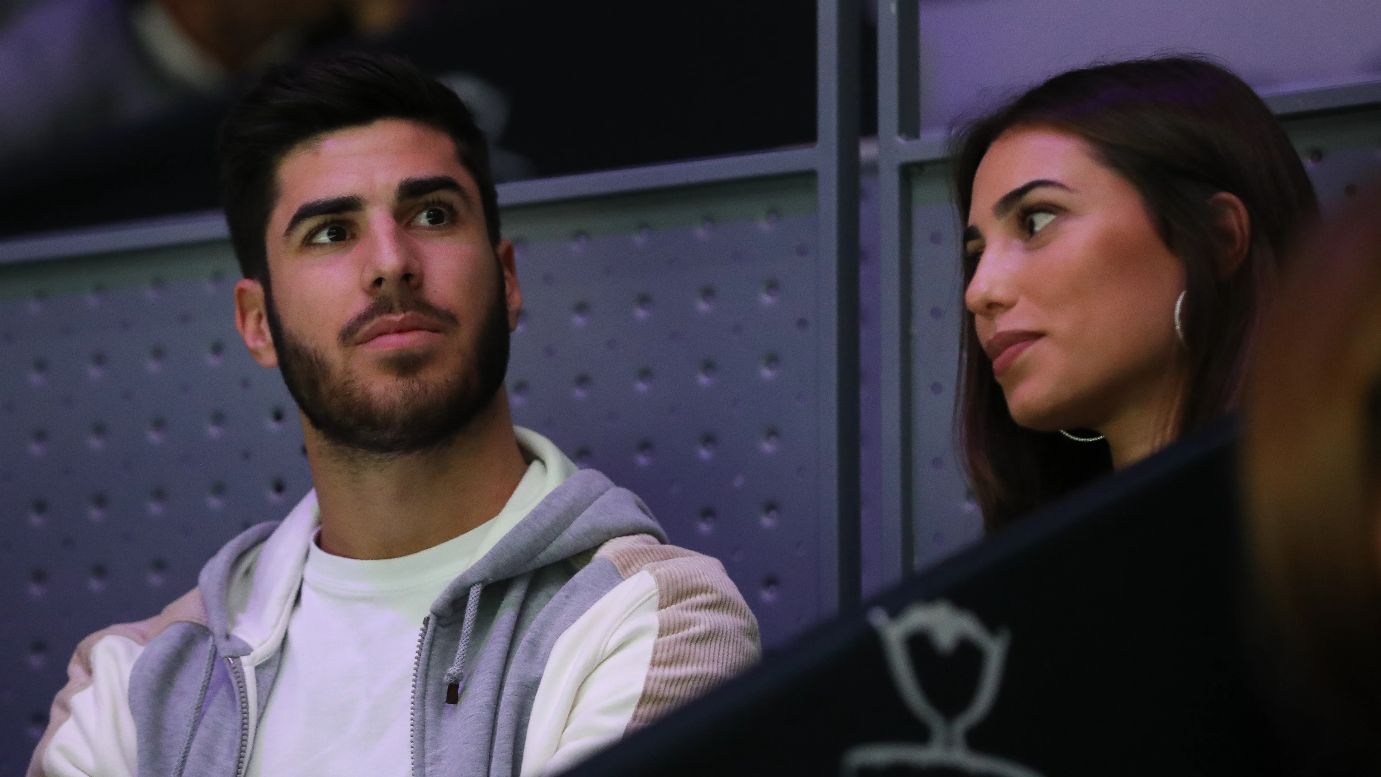 Marco Asensio y Sandra Garal en la Copa Davis 2019 Marco Asensio y Sandra Garal en la Copa Davis 2019