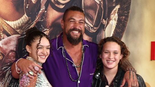Jason Momoa con sus hijos, Nakoa-Wolf y Lola Iolani