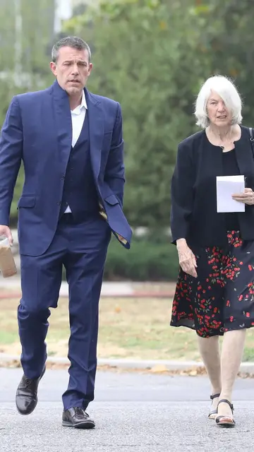 Ben Affleck y su madre Chris Anne Boldt Ben Affleck y su madre Chris Anne Boldt