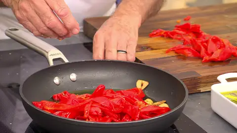 Mezcla bien y cocínalos a fuego suave-medio Mezcla bien y cocínalos a fuego suave-medio