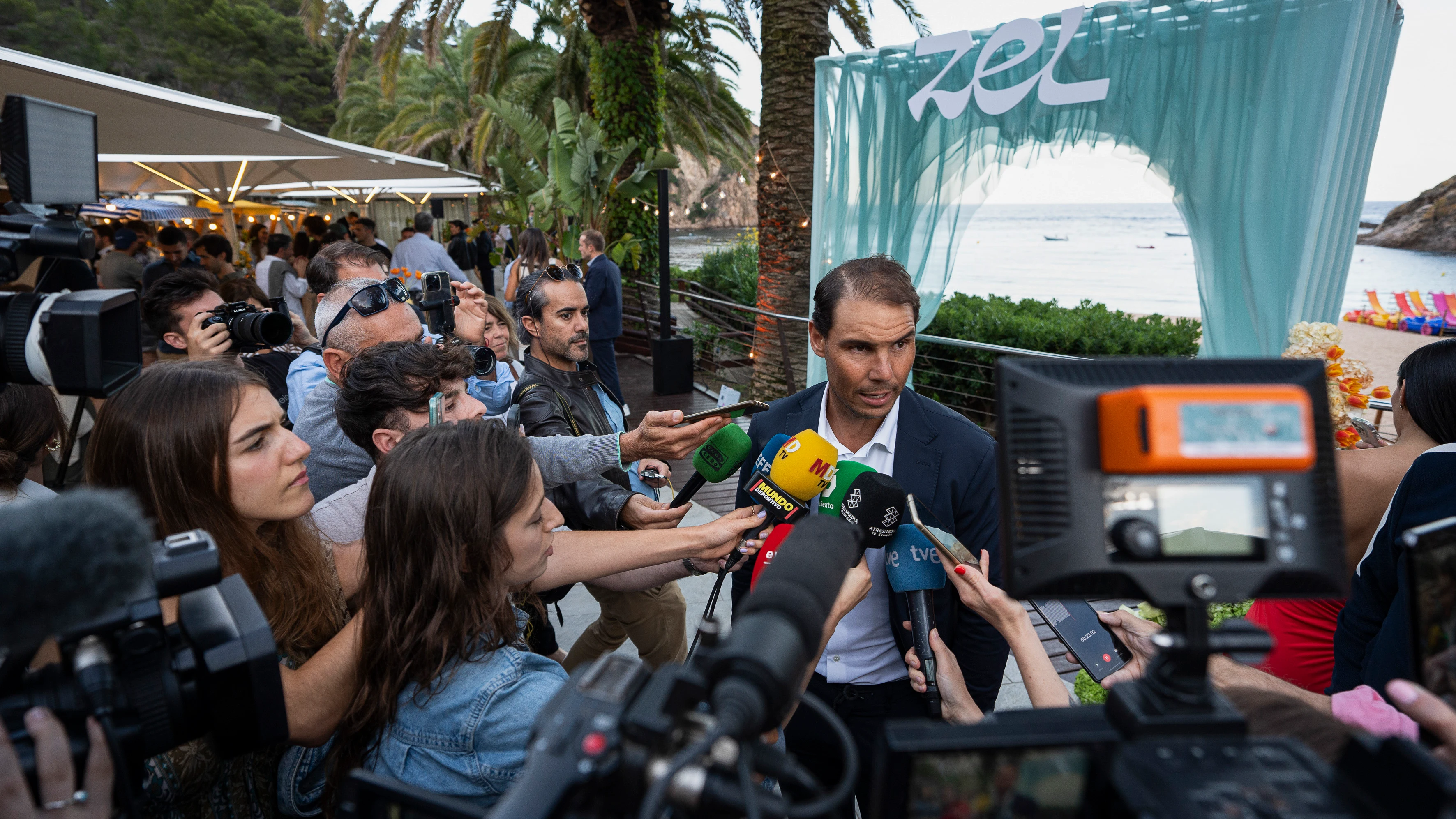 Rafa Nadal, n la inauguraci&oacute;n de un hotel en Tossa de Mar 