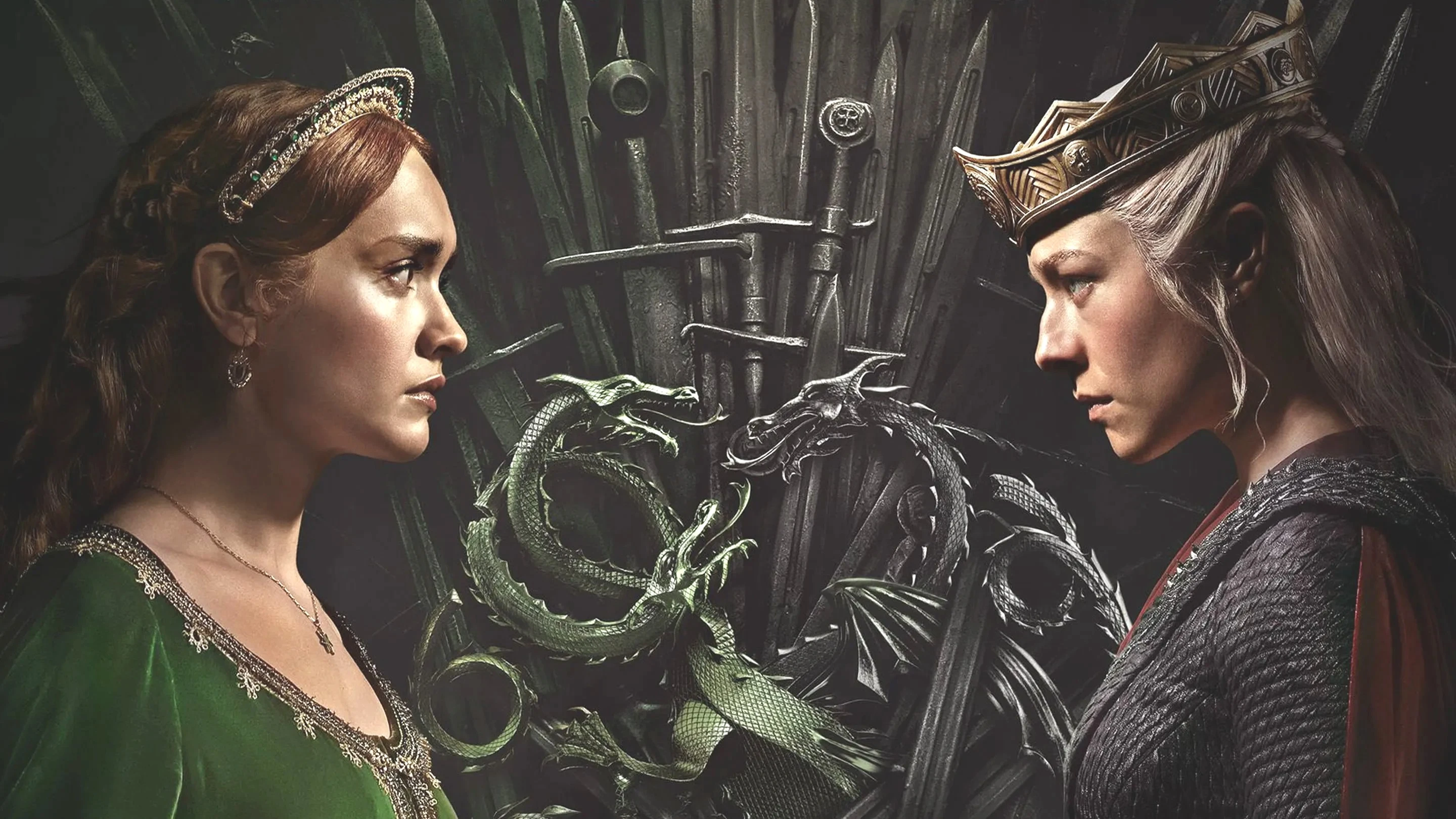 Alicent vs. Rhaenyra, verdes contra negros, en La Casa del Drag&oacute;n