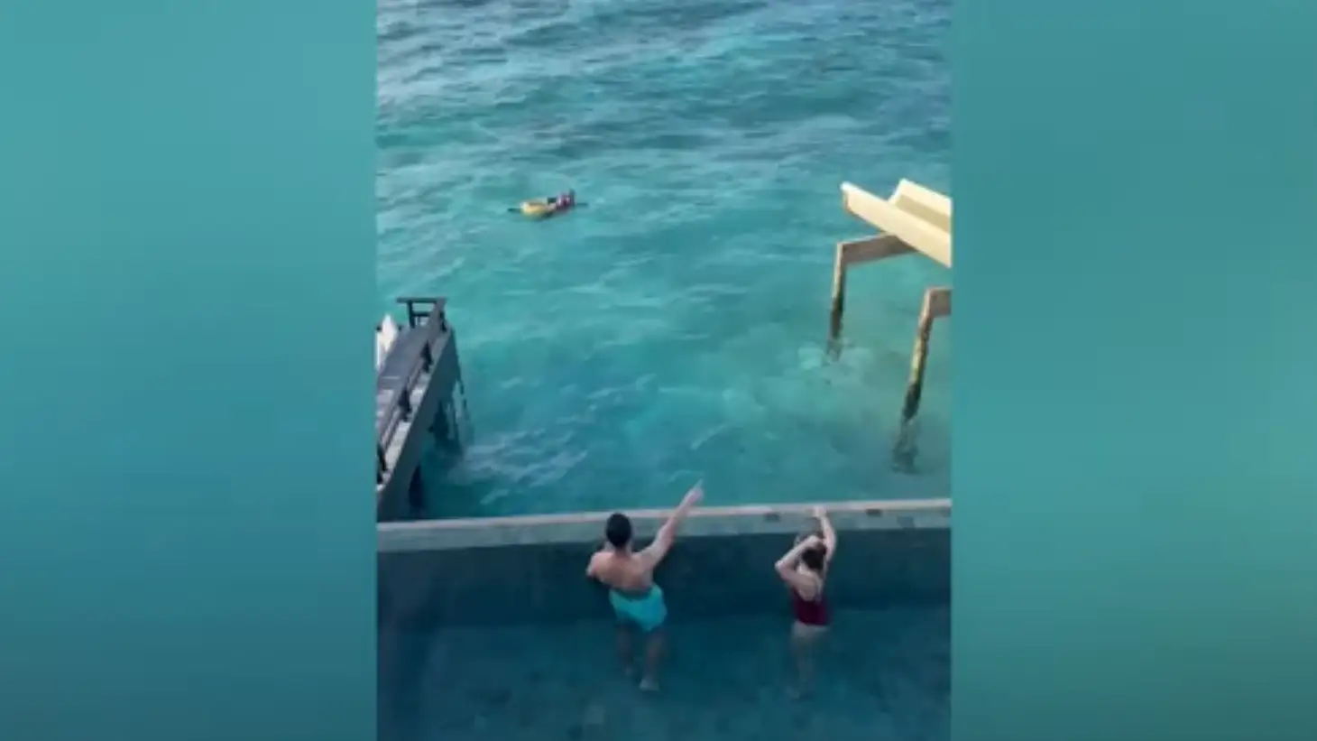 Arribas rescata a una pareja en Maldivas