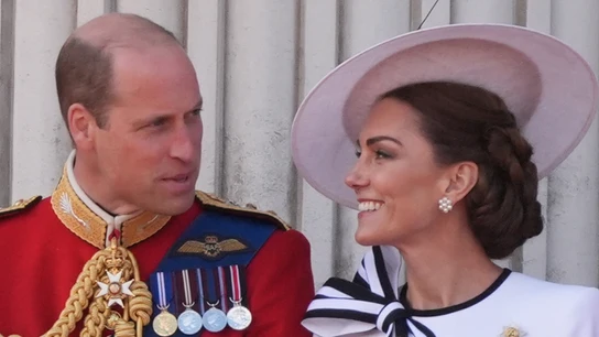 El príncipe Guillermo y Kate Middleton en el Trooping the Colour El príncipe Guillermo y Kate Middleton en el Trooping the Colour
