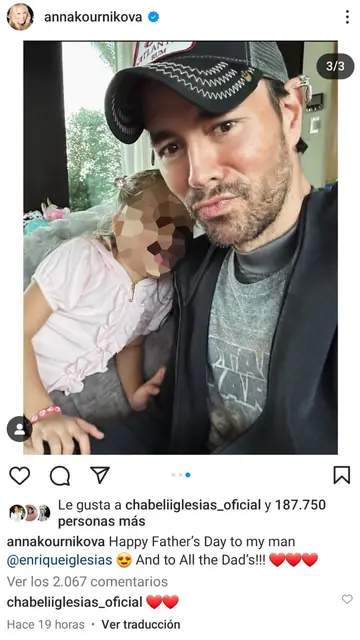 Enrique Iglesias y su hija más pequeña Lucy Enrique Iglesias y su hija más pequeña Lucy