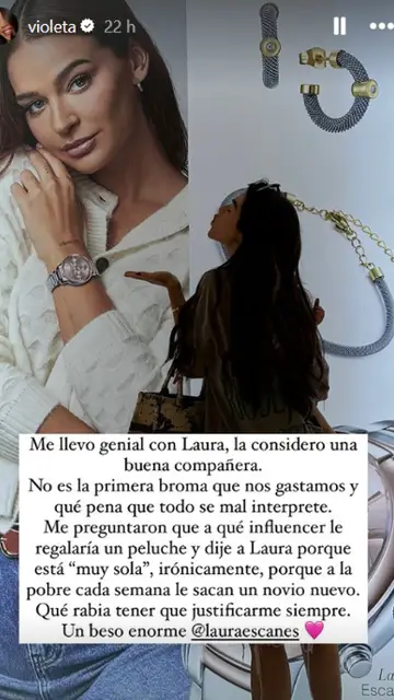 Violeta Mangriñán responde a la polémica de sus declaraciones sobre Laura Escanes Violeta Mangriñán responde a la polémica de sus declaraciones sobre Laura Escanes