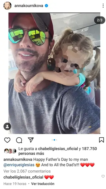Enrique Iglesias y su hija Mary Enrique Iglesias y su hija Mary