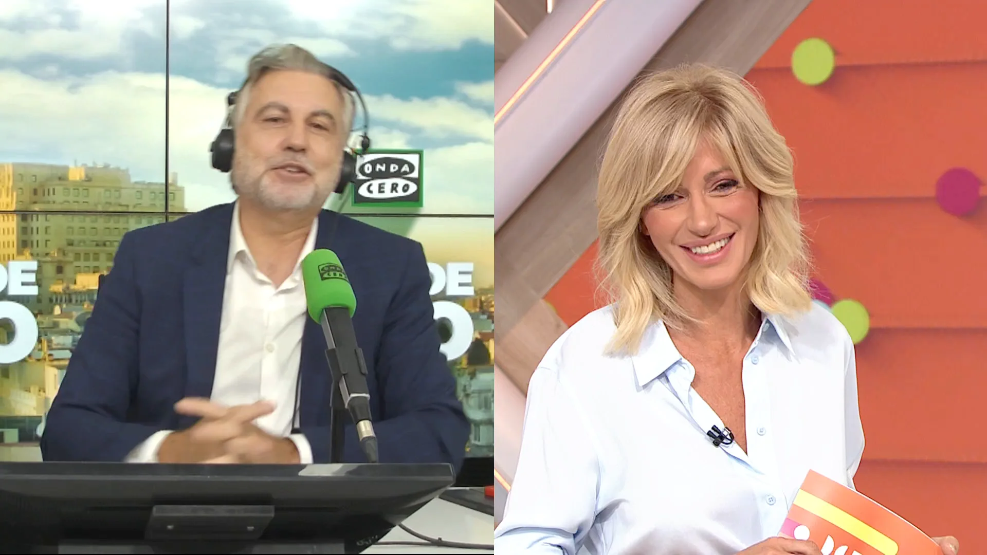 Carlos Alsina y Susanna Griso, en Espejo Público Carlos Alsina y Susanna Griso, en Espejo Público