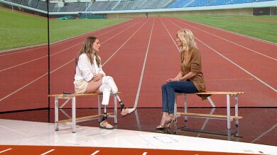 Sara Andrés, campeona de atletismo paralímpico: 