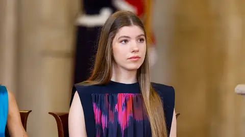 La infanta Sofía en el 10º aniversario de la proclamación de los Reyes La infanta Sofía en el 10º aniversario de la proclamación de los Reyes