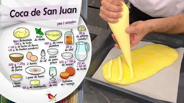 Ingredientes Coca de San Juan
