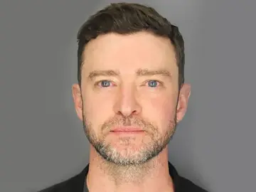 Imagen de Justin Timberlake proporcionada por la policía Imagen de Justin Timberlake proporcionada por la policía
