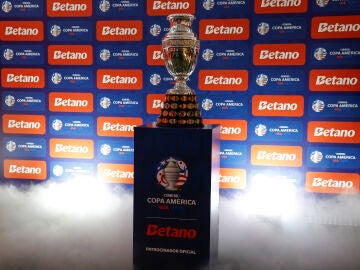 El trofeo de la Copa América