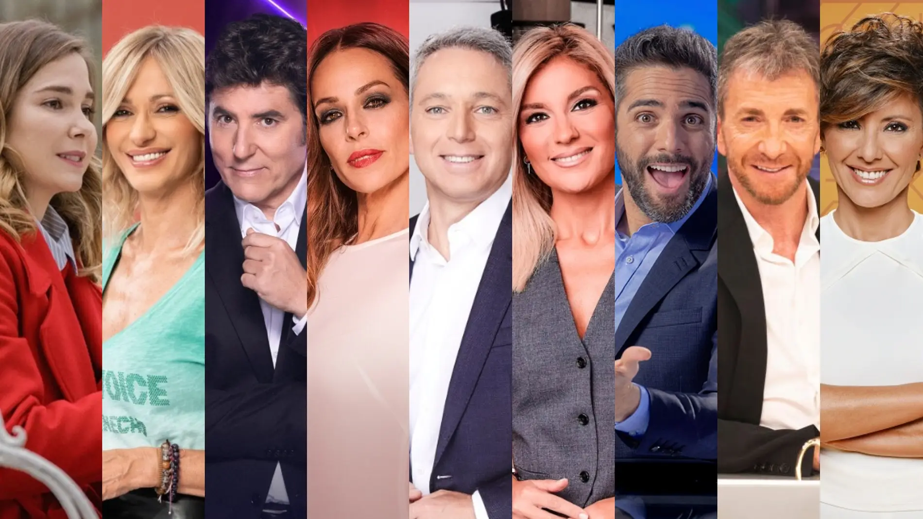 Natalia Sánchez, Susanna Griso, Manel Fuentes, Eva González, Vicente Vallés, Sandra Golpe, Roberto leal, Pablo Motos y Sonsoles Ónega Natalia Sánchez, Susanna Griso, Manel Fuentes, Eva González, Vicente Vallés, Sandra Golpe, Roberto leal, Pablo Motos y Sonsoles Ónega