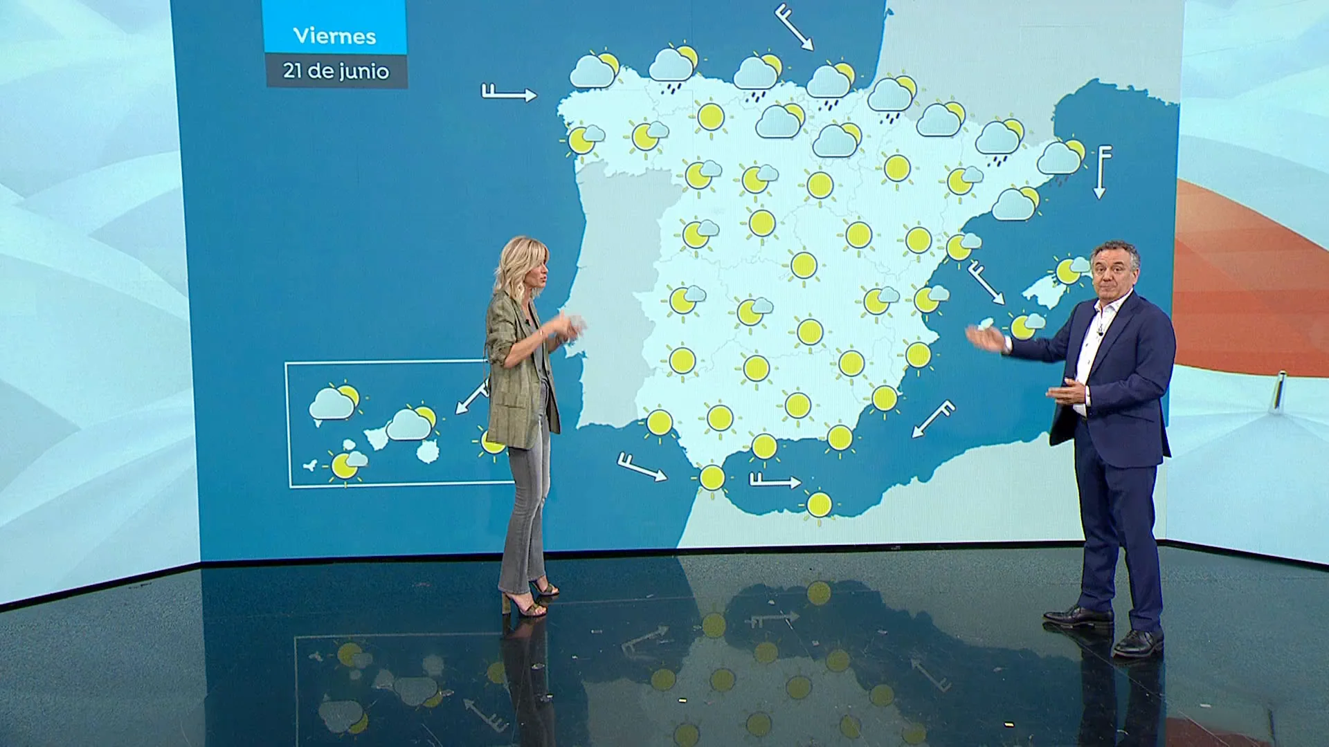 Roberto Brasero y Susanna Griso Antena 3 Noticias