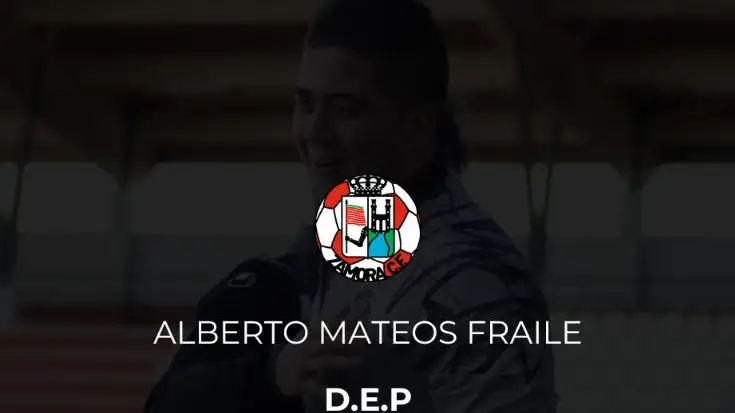 Imagen publicada por el Zamora CF tras la muerte de Alberto Mateos Imagen publicada por el Zamora CF tras la muerte de Alberto Mateos