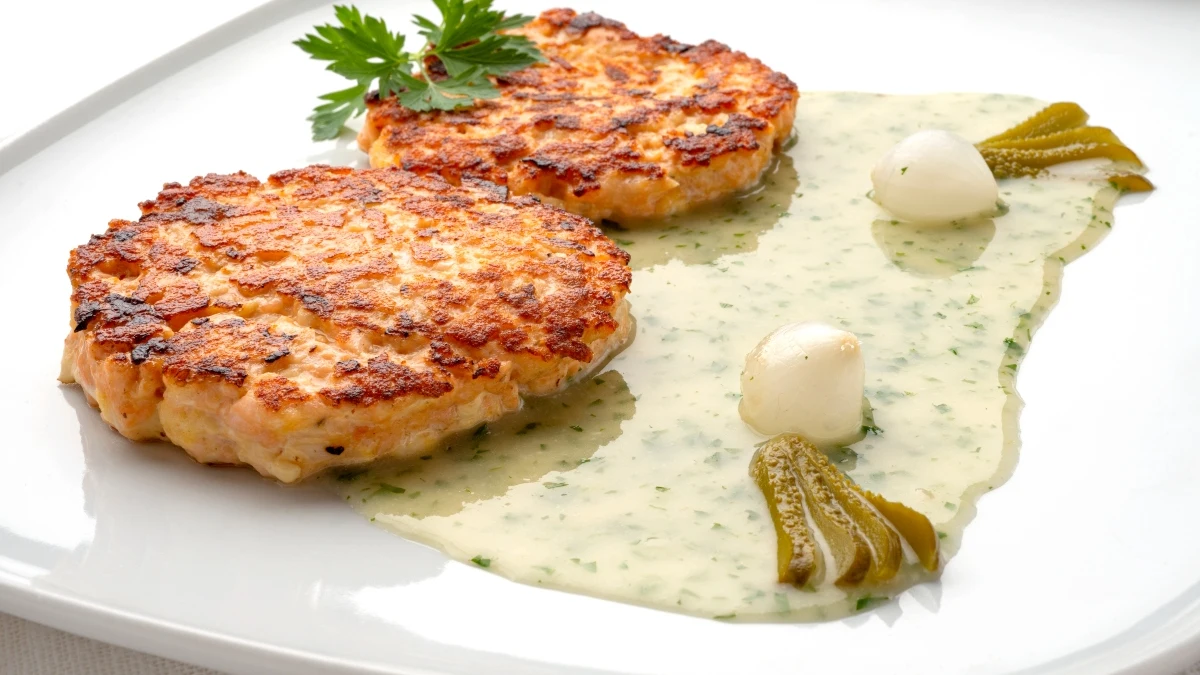 Receta saludable de Karlos Arguiñano: hamburguesas de salmón con salsa verde Receta saludable de Karlos Arguiñano: hamburguesas de salmón con salsa verde