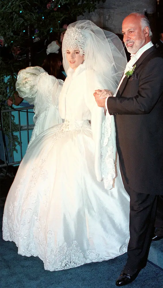 Céline Dion en su boda