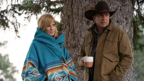 Kevin Costner y Kelly Reilly en Yellowstone Kevin Costner y Kelly Reilly en Yellowstone