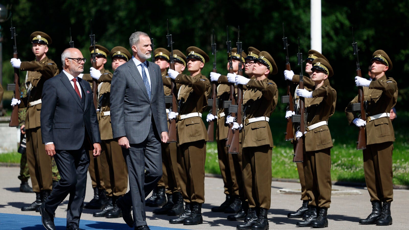 Felipe VI confirma que España desplegará una batería NASAMS en Estonia