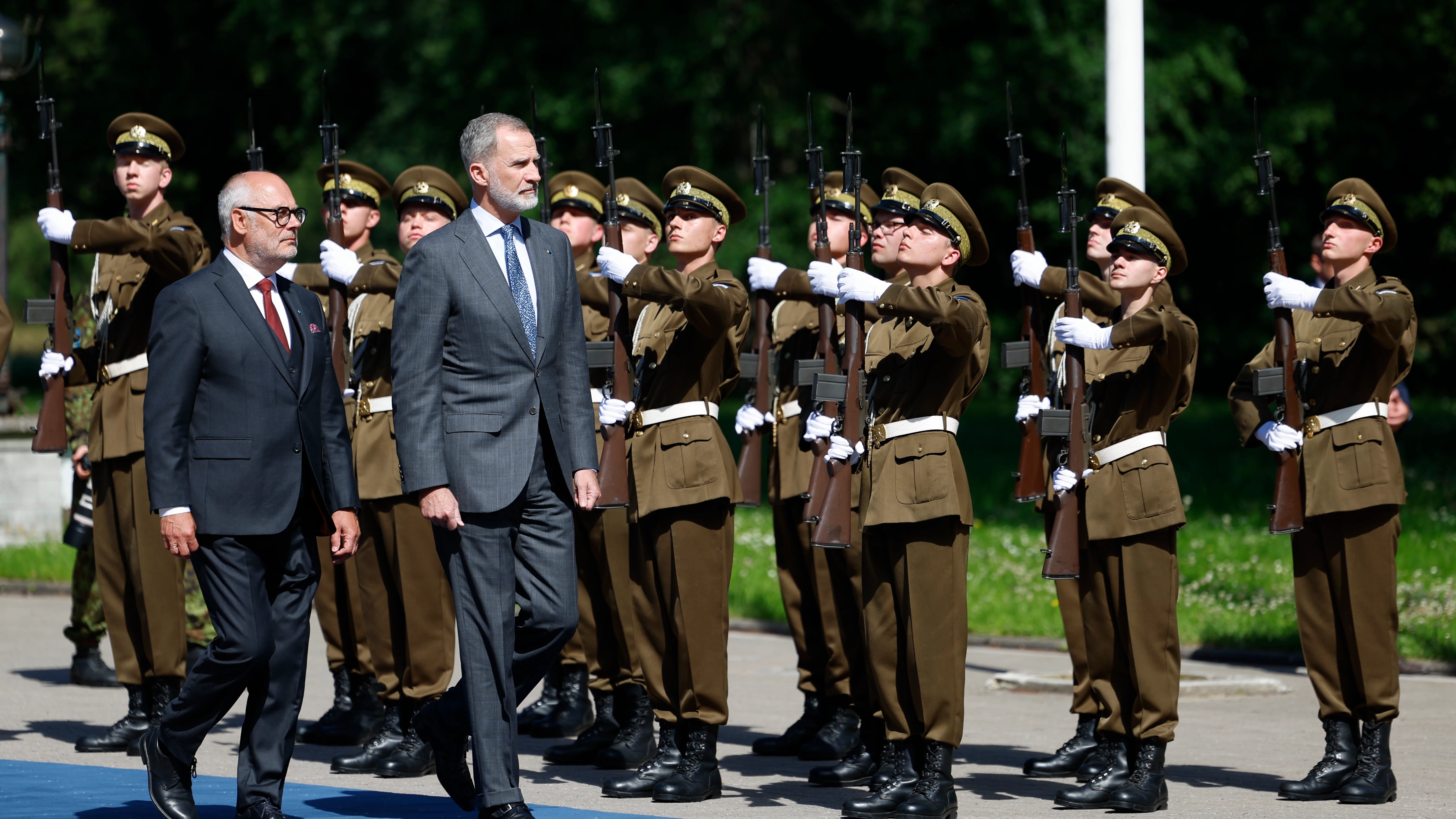El rey de Espa&ntilde;a visita Estonia