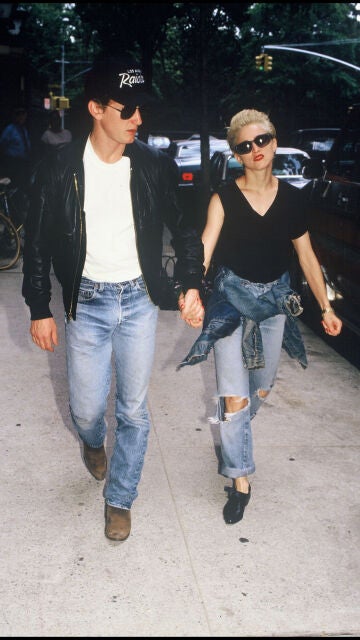 Sean Penn y Madonna durante su relación