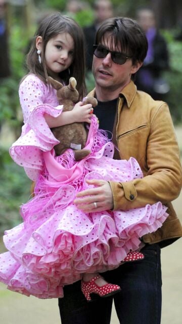 Tom Cruise con su hija Suri