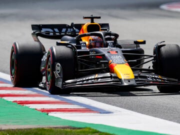 Max Verstappen durante la carrera del GP de España 2024