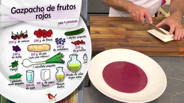 Ingredientes Gazpacho de frutos rojos