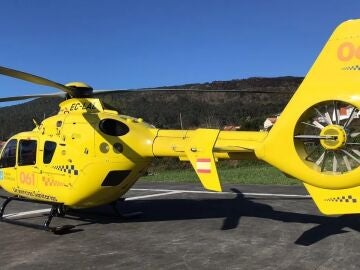 Helicóptero del servicio de emergencias gallego