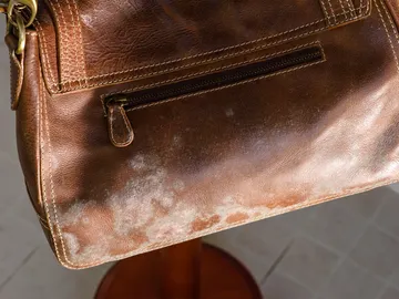 Bolso de piel desgastado Bolso de piel desgastado