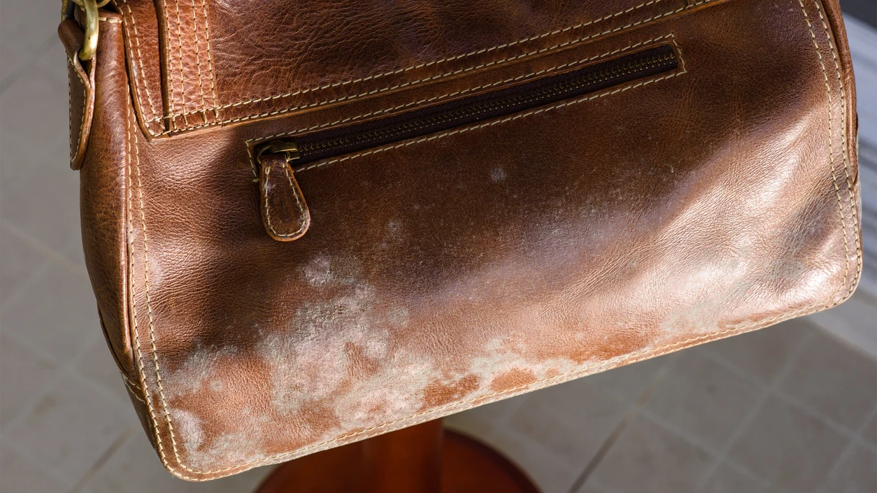 Bolso de piel desgastado Bolso de piel desgastado