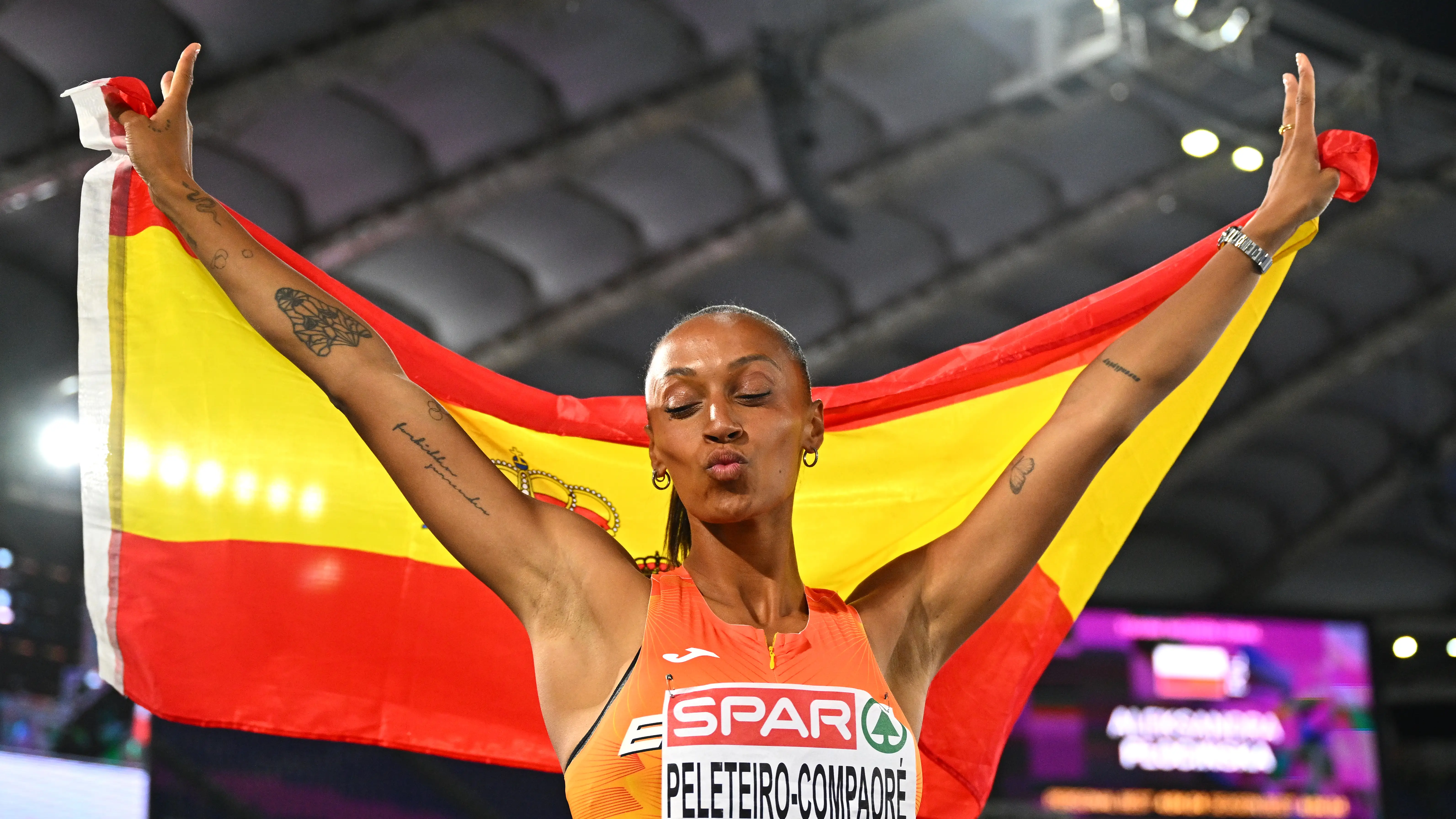 Ana Peleteiro en el Europeo de Roma Ana Peleteiro en el Europeo de Roma
