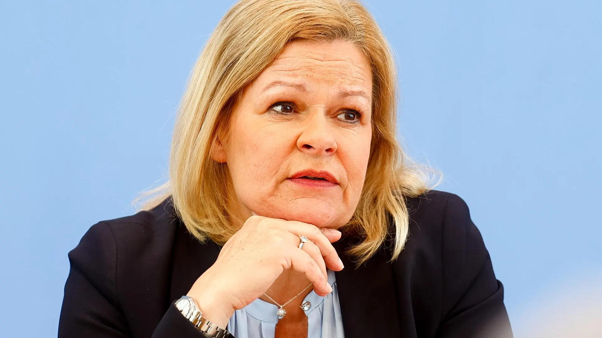 Ministra Federal del Interior y Comunidad de Alemania, Nancy Faeser Ministra Federal del Interior y Comunidad de Alemania, Nancy Faeser