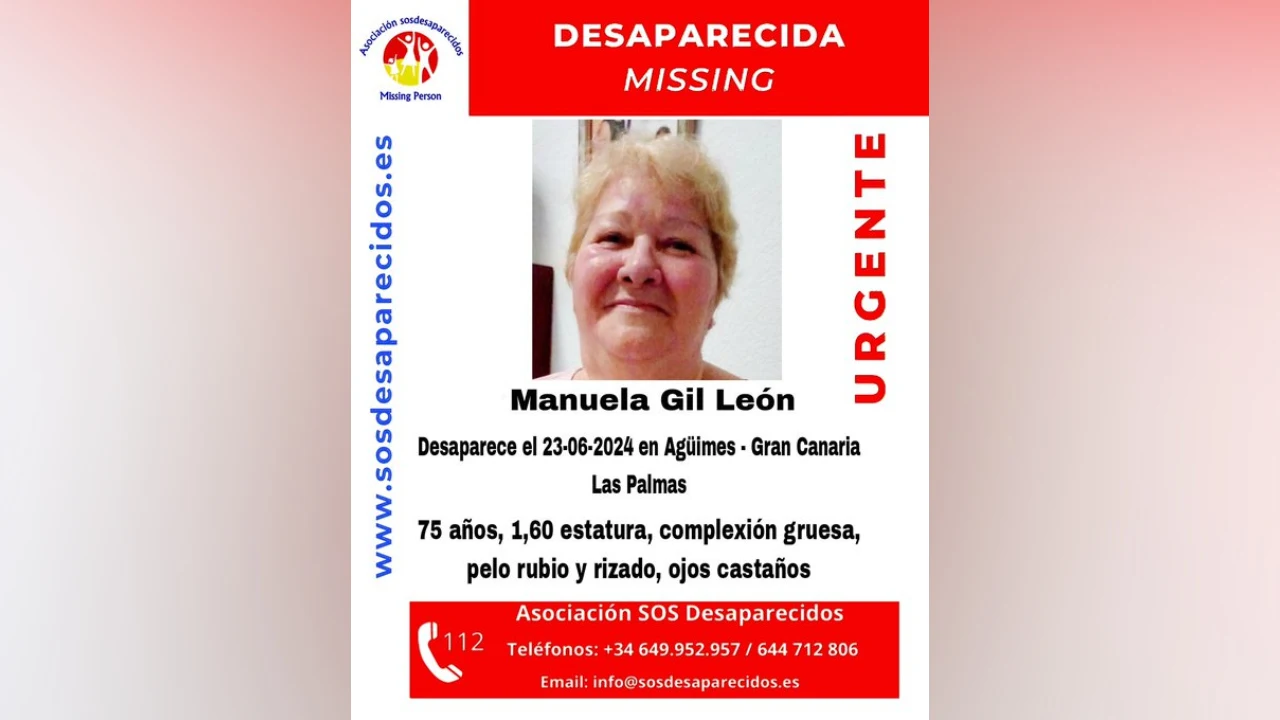 Manuela Gil, desaparecida en Gran Canaria Manuela Gil, desaparecida en Gran Canaria