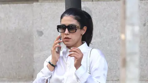 Gabriela Guillén, entrando en un hotel en Madrid Gabriela Guillén, entrando en un hotel en Madrid