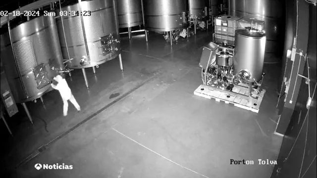 Detenida una mujer por sabotear y tirar mas 60.000 litros de vino en las Bodegas Cepa 21 Detenida una mujer por sabotear y tirar mas 60.000 litros de vino en las Bodegas Cepa 21