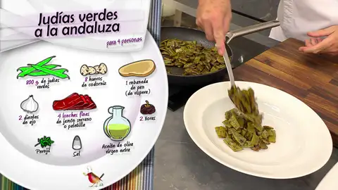 Ingredientes Judías verdes a la andaluza Ingredientes Judías verdes a la andaluza