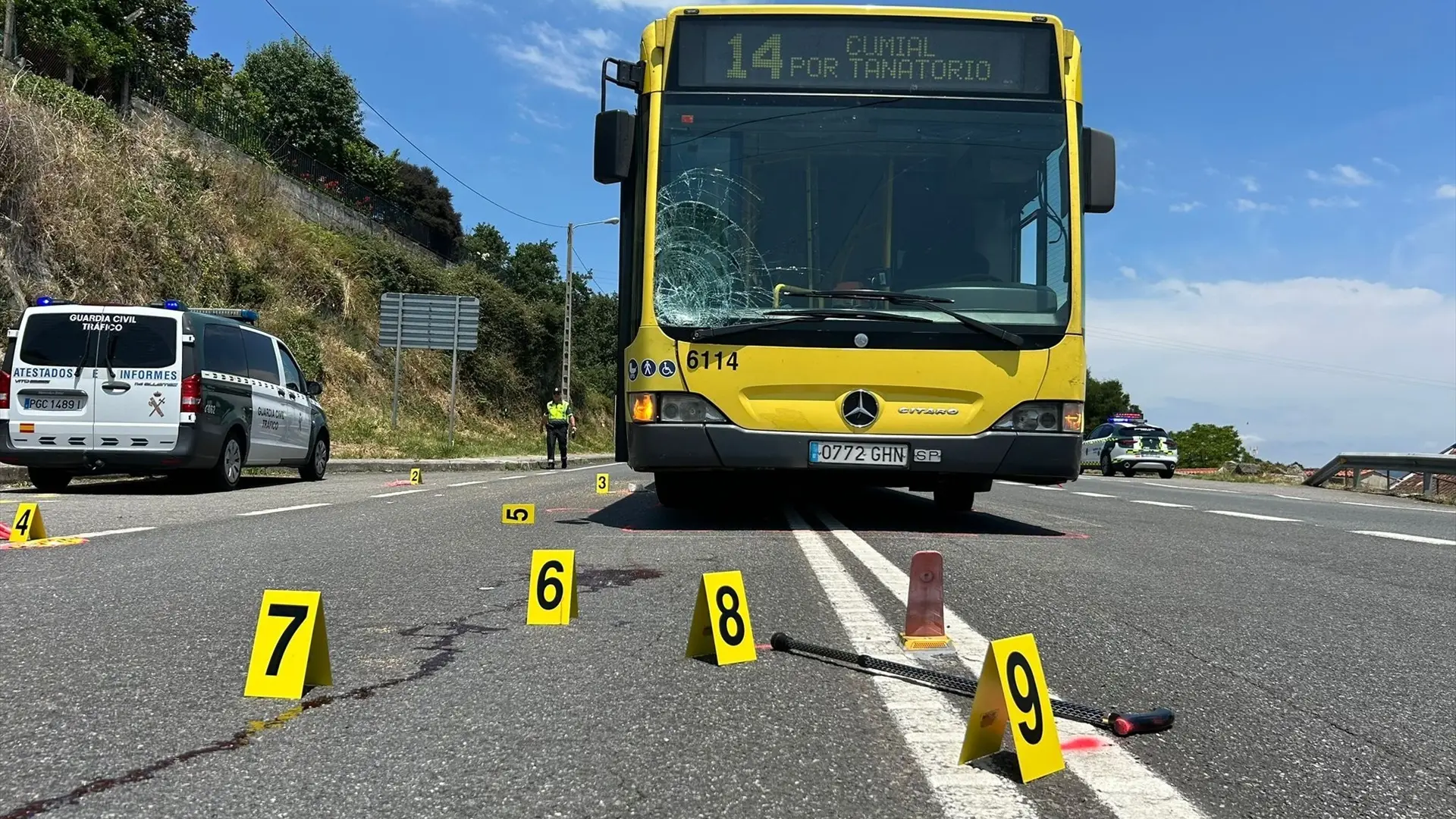 Autob&uacute;s urbano en Ourense