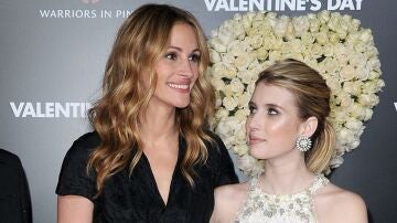 Julia Roberts con su sobrina, la actriz Emma Roberts